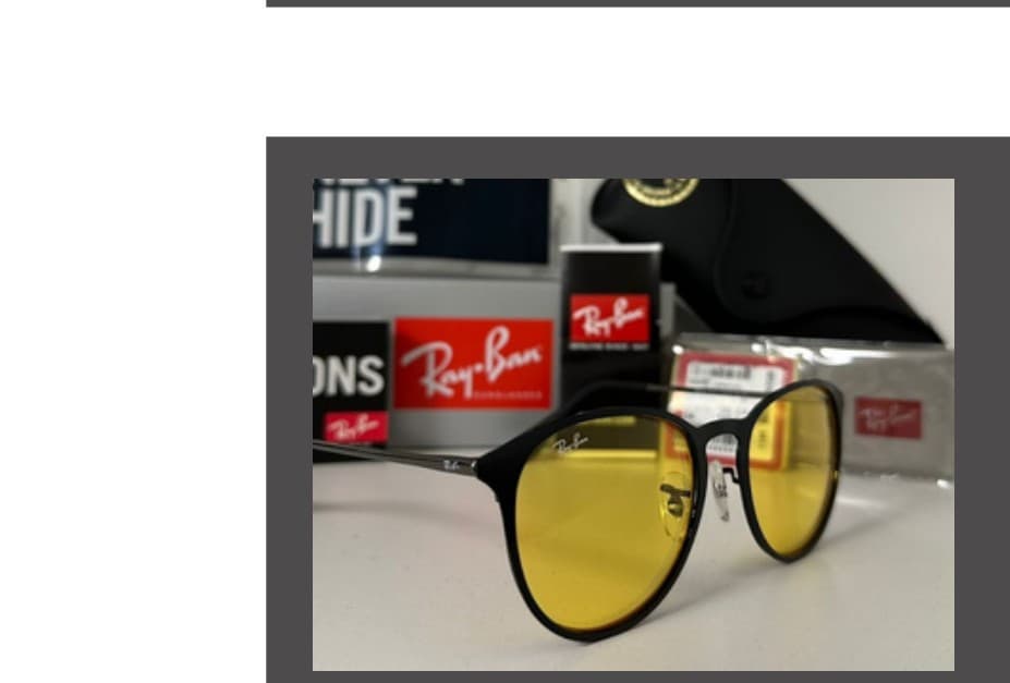 Anteojos Ray-Ban Erika Metal (Negro / Amarillo)