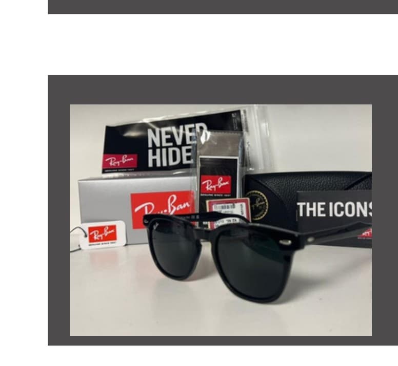 Anteojos Ray-Ban Hawkeye (Negro / Verde)