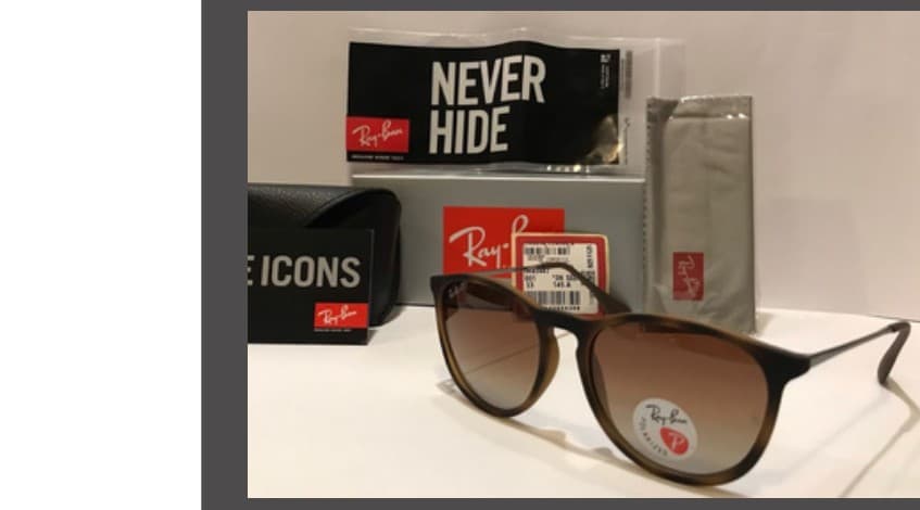 Anteojos Ray-Ban Erika Carey (Marrón degradé / Polarizado)