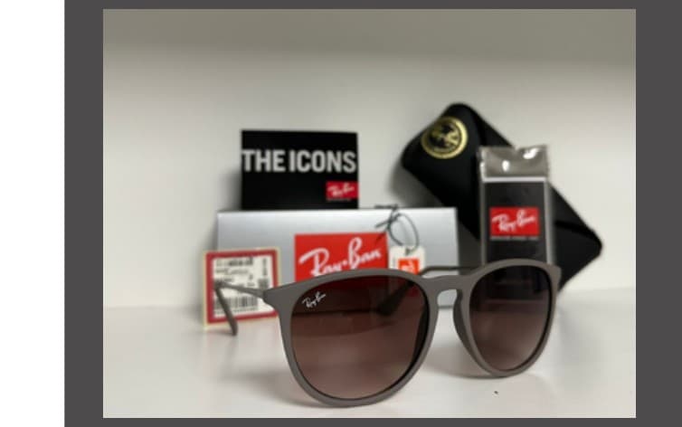 Anteojos Ray-Ban Erika Nude (Marrón degradé)