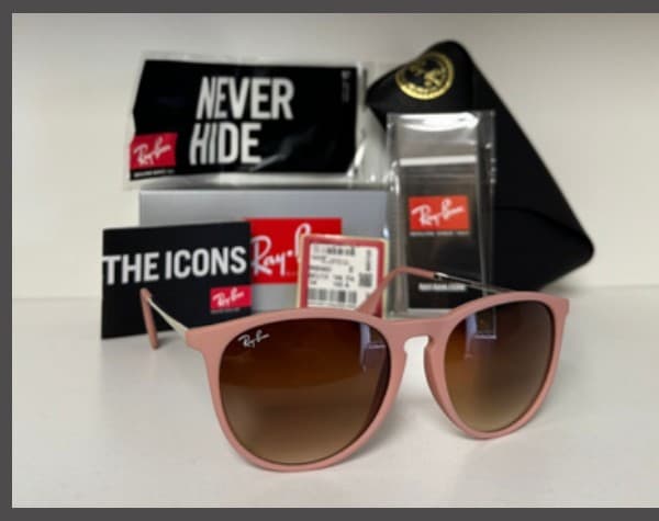 Anteojos Ray-Ban Erika Nude (Rosa / Marrón degradé)