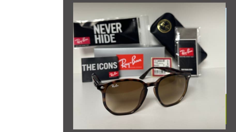 Anteojos Ray-Ban Erika Hexagonal (Carey Marrón degradé)