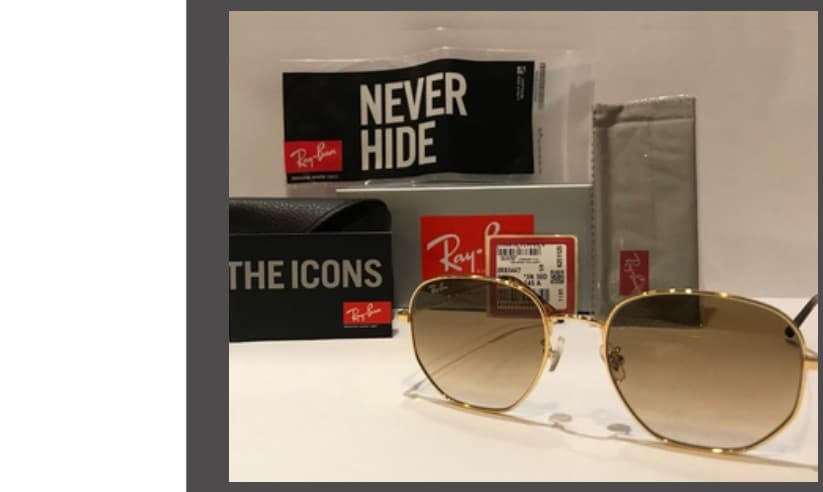 Anteojos Ray-Ban Round Metal (Dorado / Marrón)