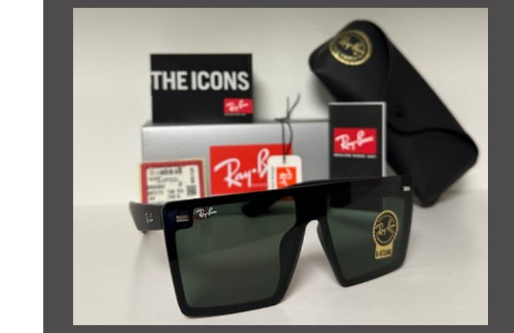 Anteojos Ray-Ban Amore Fashion (Negro / Verde)