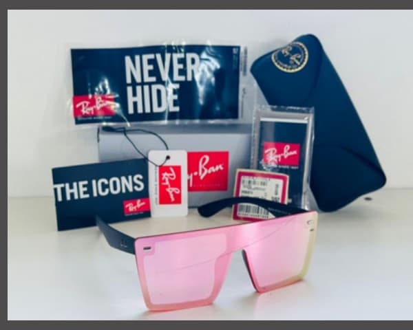 Anteojos Ray-Ban Amore Fashion (Rosa espejado)