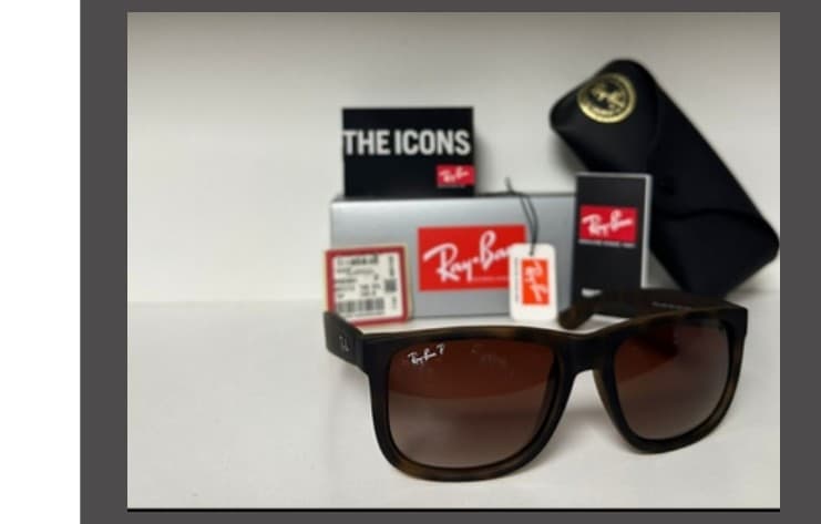 Anteojos Ray-Ban JUSTIN (Carey / Marrón degradé) — foto 1 de 1