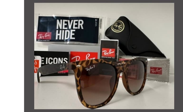 Anteojos Ray-Ban Asian Fit (Carey / Marrón degradé) — foto 1 de 1