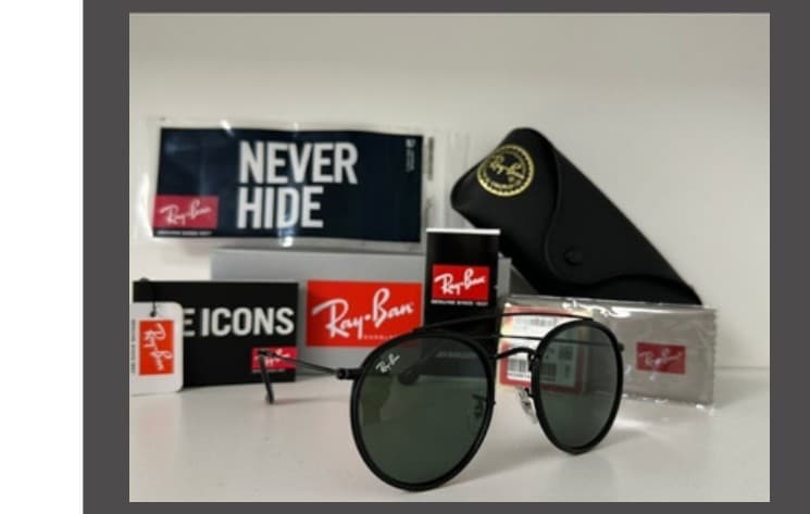 Anteojos Ray-Ban Doble puente Negro (Verde) — foto 1 de 1