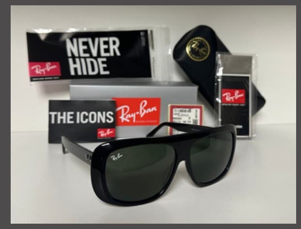 Anteojos Ray-Ban BLAIR (Negro / Verde) — foto 1 de 1