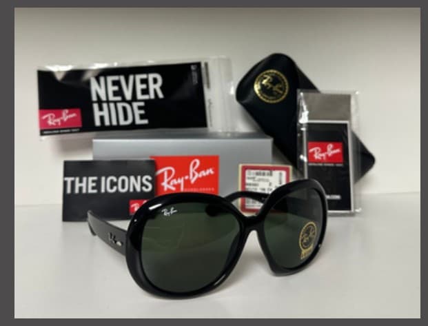 Anteojos Ray-Ban JACKIE OHH II (Negro / Verde) — foto 1 de 1