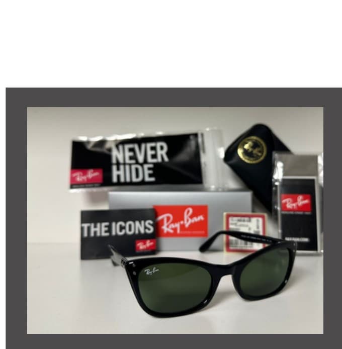 Anteojos Ray-Ban Lady Burbank (Negro / Verde) — foto 1 de 1