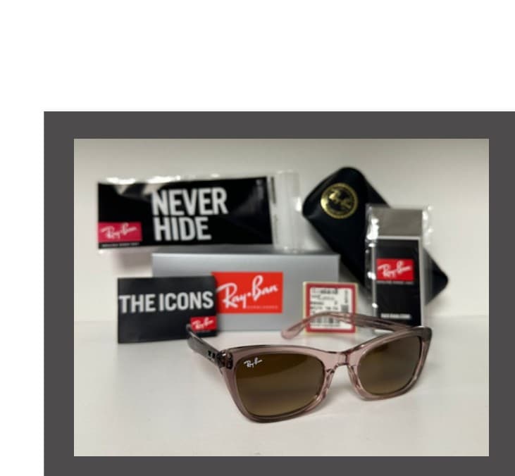 Anteojos Ray-Ban Lady Burbank (Rosa traslúcido) — foto 1 de 1