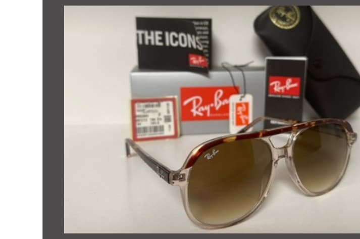 Anteojos Ray-Ban BILL CAREY (Transparente / Marrón degradé) — foto 1 de 1