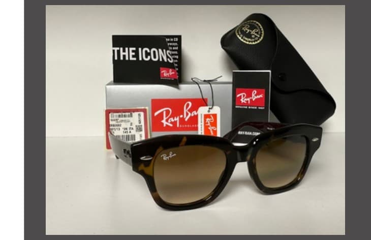 Anteojos Ray-Ban STATE STREET (Carey / Marrón degradé) — foto 1 de 1