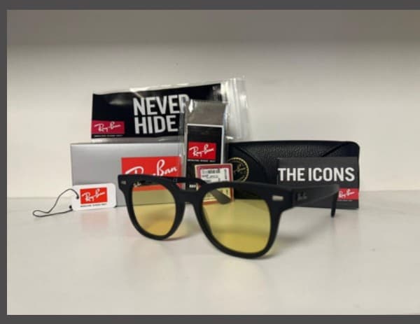 Anteojos Ray-Ban Meteor (Negro / amarillo traslúcido) — foto 1 de 1