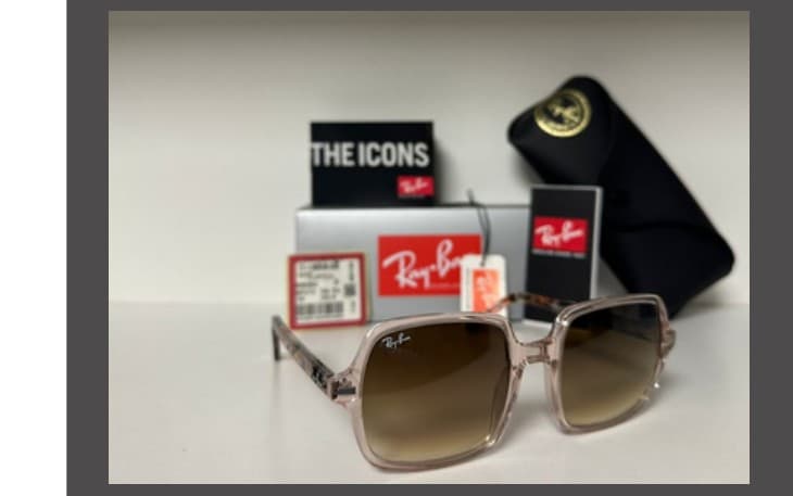 Anteojos Ray-Ban Square II (Rosa / Marrón degradé) — foto 1 de 1