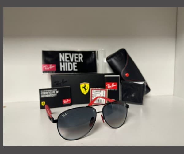Anteojos Ray-Ban Aviador Ferrari (Negro / Gris degradé) — foto 1 de 1