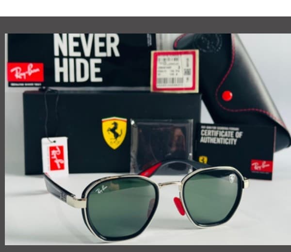 Anteojos Ray-Ban Scuderia Collection (Plateado / Verde) — foto 1 de 1