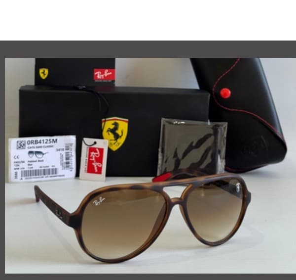 Anteojos Ray-Ban Cats Ferrari (Carey / Marrón degradé) — foto 1 de 1