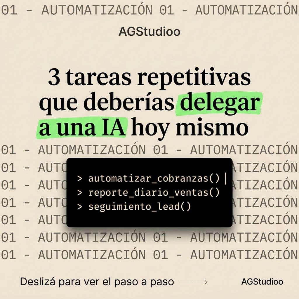 Desarrollo Web y Automatizaciones con IA (AGStudioo) — foto 1 de 4