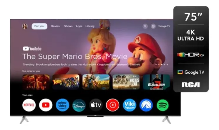 Smart Rca 75" Google Tv — foto 1 de 3